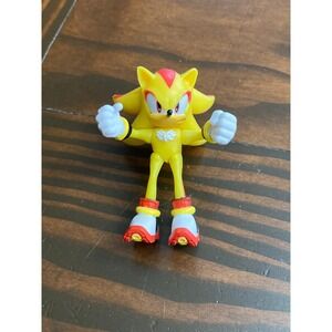 Jakks Pacific Sonic the Hedgehog Movie Super Shadow 3 Inch Figure Yellow